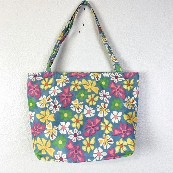 Vintage Retro Floral Barbie Tote 11.5” x 12” x 5” - Picture 1 of 7